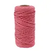 Cuerda de poliéster-algodón, cuerda de algodón colorida, cuerda para tejer manualidades, cuerda de tracción, paquete de material para tapicería, accesorios de cuerda de algodón, venta al por mayor