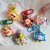Novo Pingente Chaveiro Pig Pop Desenho Animado Pingente Fofo para Mochila Escolar Acessórios para Mochila Presente para Melhor Amigo Estudante