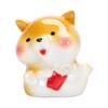 Regalos Creativos de Comestibles de Estilo Japonés Calentando Flores Mascota Chai Perro Daiji Animal de la Suerte Adornos de Cerámica