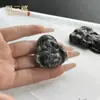 Piedra de Llama Natural Colgante de Paz Piedra del Espíritu del Fuego Colgante de Buda Dragón Pelota de Fitness