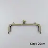10.5/15/18cm20.5cm Múltiples Tamaños Cuadrado Broche en Relieve Color Antiguo DIY Broche para Bolsa Accesorios para Maletas