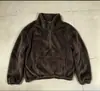 Transfronteiriço Aliexpress Wish2026 Outono e Inverno Novos Produtos Europeus e Americanos Moletom de Pelúcia Fleece Feminino com Meio Zíper e Gola Alta