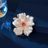 Flores auspiciosas ricas florescem rico luxo elegante temperamento corsage casaco acessórios broche de peônia de alta qualidade