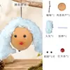 Kit de material para manualidades de muñeca con pelo rizado de calabaza con forma de huevo, accesorios de muñeca lindos con temática de bosque, venta directa del fabricante