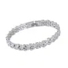 Popular Creativo Transfronterizo Europeo y Americano Pulsera de Mano con Imán Completo Joyería Femenina Mariposa Trébol de Cuatro Hojas Pulsera Ajustable para Pareja Pulsera
