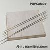 Aguja para abalorios ojo de aguja 55 mm agujero grande fácil de pasar cuerda cuentas pequeñas agujeros pequeños cuentas cuentas de arroz auxiliar manual herramienta universal