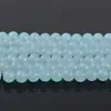 Contas de Vidro Pedra da Lua Cinza Coloridas Fosco Redondas para Joias DIY Pulseira Colar Materiais Atacado