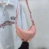 Bolsa de Dumpling de Nylon Estilo Japonês 2025 Casual Grande Capacidade Unissex Bolsa Transversal Simples Leve Bolsa de Ombro Tote