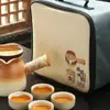 Nova Embalagem Conveniente Chaleira para Chá Fogão Pote com Alça Lateral Cerâmica Doméstica Resistente a Altas Temperaturas Fogo a Carvão Outdoor Pote para Assar Leite