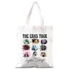 Taylor Music Swift Midnights Lista de Canciones Bolsa de Lona Impresa Bolso de Hombro Bolsa de Compras