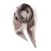 Cachecol de tricô de cashmere listrado para outono e inverno, unissex, quente, estiloso, com design em blocos de cor, também disponível como cachecol triangular
