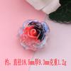 Luminoso Transparente Olfateando Rosa Hecho en casa diy Funda para Teléfono Móvil Horquilla Correa Parche Pegamento en Crema Aretes Decoraciones