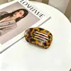 Presilha de Cabelo Abalone Cor Série Tartaruga Acrílico 9cm para Mulheres, Venda Direta do Fabricante, Presilha Tubarão Estampa Leopardo, Acessório de Cabelo Elegante