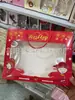 Caixa de embalagem para toalhas atacado de fábrica caixa de presente para duas toalhas caixa de presente Tulipa com corda portátil caixa vazia