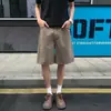 2026 Novo Verão Outdoor Foto Real Estilo Americano Algodão Puro Shorts Masculino Solto Cinco Pontos Lavado Vintage Casual