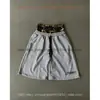 Ins Verano Transfronterizo Europeo y Americano Cintura Doble Estampado Y2K Holgados Shorts Ajustados Pantalones Cortos Ajustados Cordón Ropa Casual