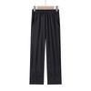 Pantalones cortos finos de verano para mamá, sueltos y rectos, para mujeres de mediana edad y mayores, de cintura alta, estilo abuelita.