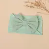 Diademas Nuevas de Bebé Europeas y Americanas para Primavera y Verano, Lindas Diademas para Fontanela de Bebé, Diademas Anchas de Nylon de Color Puro para Bebé