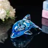 Decoración Creativa de Escritorio para Estudiantes con Gota de Aceite Líquido de Delfín, Lindo Portalápices, Regalo de Cumpleaños, Juguete para Niños, Regalo Pequeño