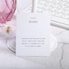 Fabricante Personalizado Exportación Deseo de Amistad Bendición Collar Pulsera Pendientes Hechos a Mano DIY Tarjeta de Pulsera de Papel Recubierto Cartón