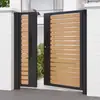 Puerta de Patio de Aleación de Aluminio, Puerta de Jardín Exterior, Puerta de Villa de Acero Inoxidable, Patio de B&B Campestre, Puerta de Valla de Aluminio