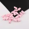 Oso de Color Caramelo Acrílico Pequeñas Cuentas Sueltas DIY Hecho a Mano Casero Pulsera Collar Colgante Material para Joyería Accesorios
