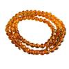 Pulseira de Âmbar com Múltiplas Voltas Estilo Nacional Vintage Estilo Maillard Natural Hua Perer