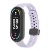 Nueva Correa de Silicona Magnética con Agujero Redondo Adecuada para Reloj Deportivo Xiaomi Mi Band 8/9/10 Correa de Silicona