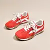 Zapatos Cortez de malla transpirable estilo coreano con suela gruesa, nuevos zapatos deportivos casuales versátiles con cordones, zapatillas de entrenamiento alemanas para mujer
