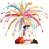 Globos de fuegos artificiales de tira larga de color dopamina para exteriores, accesorios para fotos infantiles, montaje de decoración de cumpleaños para niños y niñas