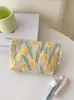 Nova Bolsa de Maquiagem Grande Capacidade Tulipa Bolsa de Armazenamento para Skincare Bolsa de Lavar Portátil para Sair Bolsa Interna de Viagem