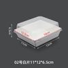 Nueva caja al por mayor transfronteriza Amazon pastel de nieve mei Niang caja de embalaje para alimentos horneados rectangular transparente