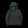 Chaqueta soft shell de una sola capa para hombre y mujer, chaqueta cortavientos fina de primavera y otoño, ropa de trabajo, casual para exteriores, buena textura, ropa de alpinismo para parejas