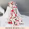 Flores Artificiais Flores de Mesa para Banquete de Aniversário Tiras de Flores Pendentes em Cascata Enfeites para Vitrine Comercial Fileiras de Flores Flores para Decoração de Palco de Casamento e Noivado