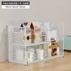 Estante de almacenamiento de escritorio, estante para bocadillos en mesa de comedor, estante para tazas en sala de estar, estante de almacenamiento de tazas multicapa para encimera de cocina para especias