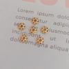 14K envolto em ouro cor-preservando oco flor titular talão titular contas espaçadoras DIY corda jóias contas soltas pulseira colar acessórios tampa de flores