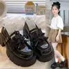 Zapatos Mary Jane de Color Sólido para Mujer 2026 Nueva Llegada de Primavera Tendencia Genial Tacón Grueso Zapatos Individuales Hebilla de Lazo Estilo Japonés Zapatos Pequeños de Cuero