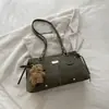 Bolso de hombro para mujer, nuevo diseño de moda transfronterizo otoño/invierno, estilo coreano minimalista, bolsa de mano de gran capacidad, ligero y lujoso