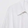 Camisa Elegante de Color Sólido Mezclado con Dobladillo Abullonado, Nueva Moda Europea y Americana Transfronteriza para Mujer, Venta al por Mayor 3115734