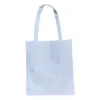 Impresión por transferencia de calor por sublimación pintado a mano en blanco simple pastoral bolsa de lona publicidad bolso de poliéster al por mayor 34 * 40cm