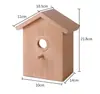 Nido de pájaro para exteriores transfronterizo comedero para pájaros villa decoración de ventana de jardín con ventosa nido de pájaro Casa para pájaros nido de pájaro de plástico