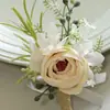 Art Accord 262 Festa de Banquete para Convidados Corsage Flor de Mão Suprimentos de Casamento Flor Artificial Estúdio Fotográfico Adereços de Foto