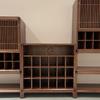 Nuevo Estante Antiguo de Madera de Ébano Estilo Chino Sala de Estar Pabellón Duobao Almacenamiento de Té Zen Gabinete Lateral Almacenamiento de Sala de Té Estante de Exhibición