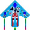 Cola de 3 metros de largo cometa de diamante para niños bebé juguetes cuadrados para volar al aire libre al por mayor caña de pescar caña de pescar