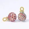 Acessórios para Bolas, Chaveiros de Bolas Pequenas Penduradas Tecidas à Mão, Cordas de Mão, Colares, Acessórios Pequenos para Joias DIY