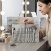 Set de Pinceles de Maquillaje Gudisen, Set Completo de Pinceles de Contorno de Cerdas Suaves, Pinceles para Cejas, Polvo para Rubor, Pinceles para Labios, Pinceles para Corrector, Pinceles para Base