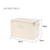 Caja de Almacenamiento de Algodón Puro Wabi-Sabi SGS Caja Organizadora Plegable a Prueba de Polvo para Ropa y Edredones Cesta de Almacenamiento para Armario de Dormitorio