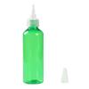 Botella de plástico con punta de color de 100 ml, botella de aceite para mascotas, botella de boca pequeña, botella de pigmento pintado, subenvasado de loción, botella vacía pequeña