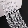 Cuentas de cristal galvanizado con agujero mediano tipo hacha nuevos accesorios de bricolaje cuentas sueltas pulsera accesorios para el cabello