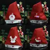 Gorros de Navidad Directo del Fabricante, Decoraciones Navideñas de Dibujos Animados para Adultos y Niños, Gorros de Navidad al por Mayor de Tela No Tejida y Terciopelo